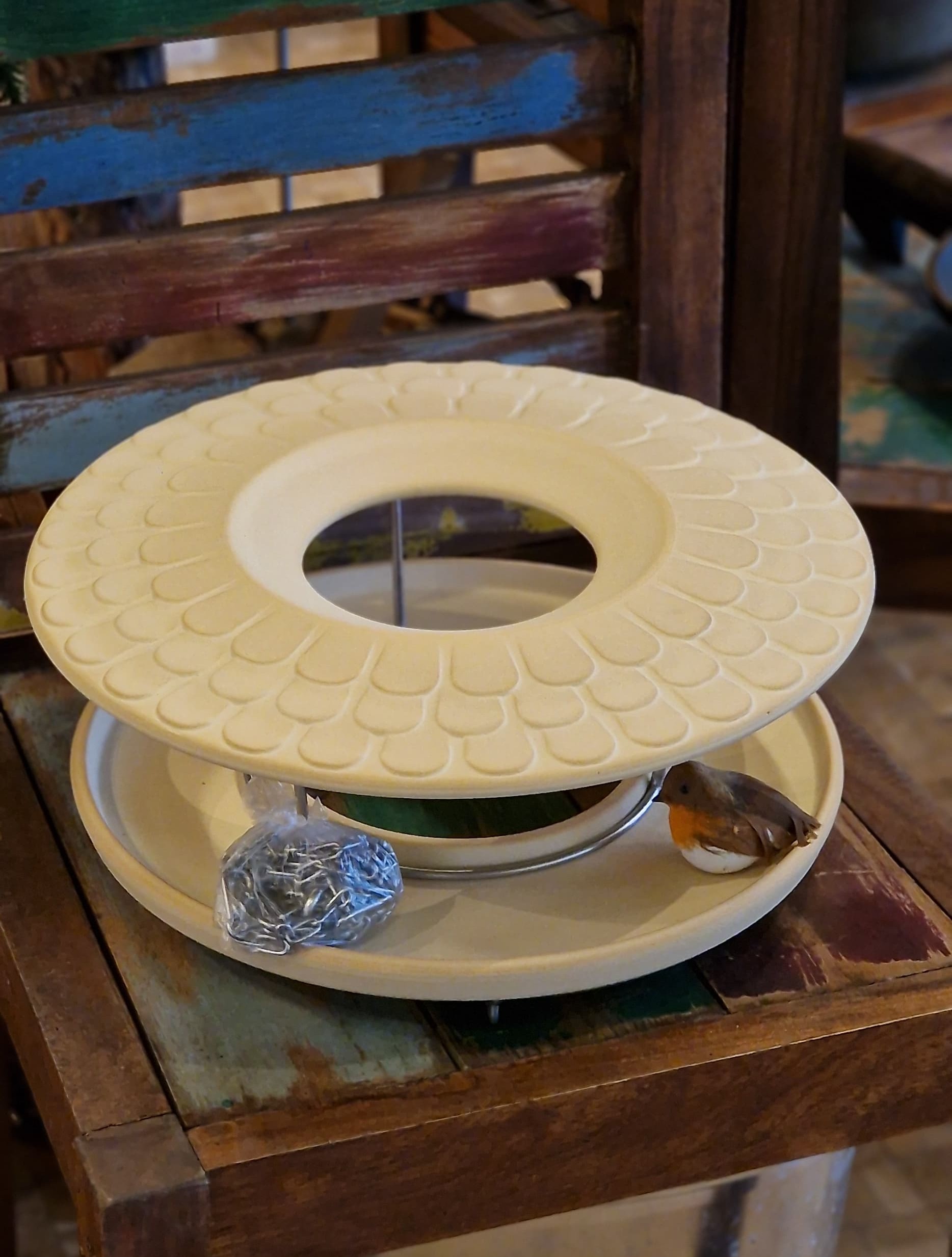 Futterhaus Natur mit Hängung