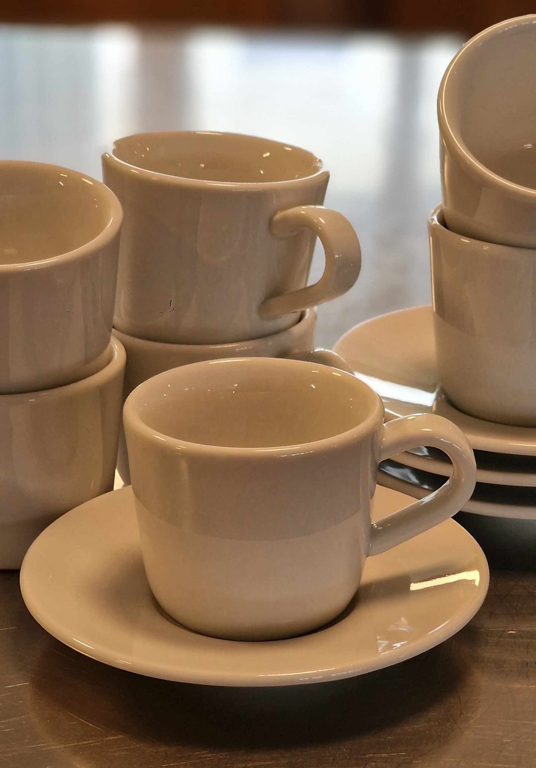 30er (60-teilig) Espresso-Tassen Set mit Unterteller (kein Versand - siehe unten)
