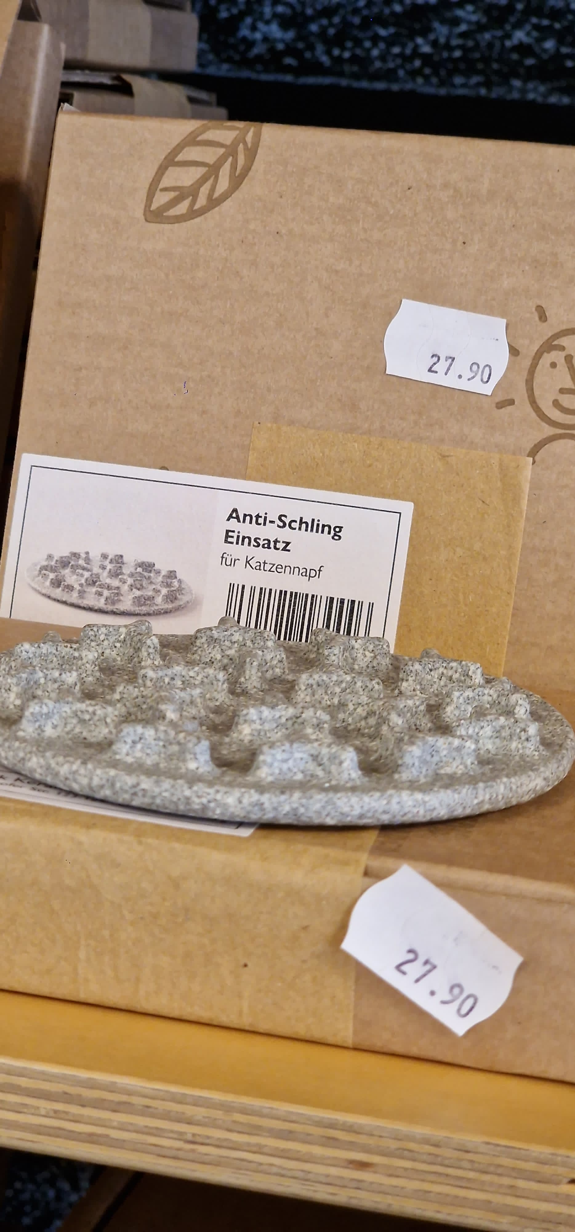 Anti-Schling Einsatz für den Katzennapf