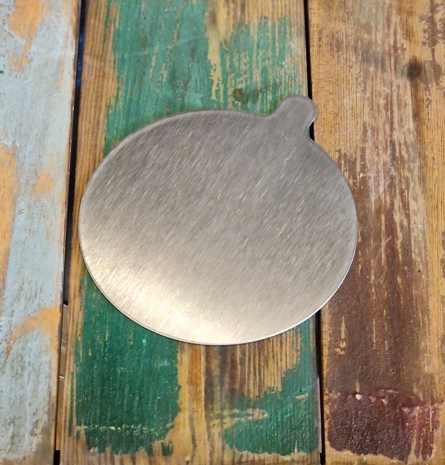 Edelstahl Löschdeckel klein