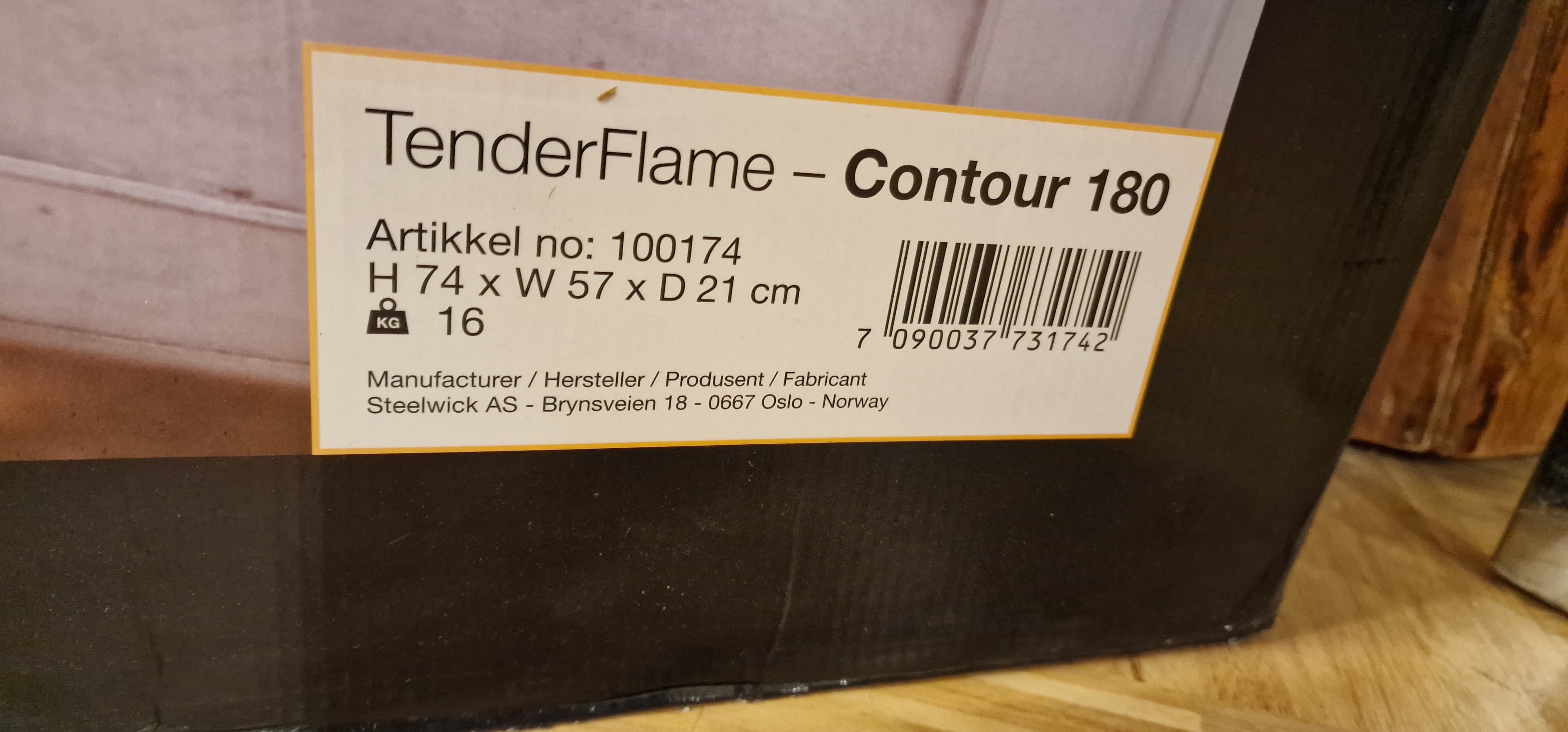Tenderflame  - Contour 180 (kein Versand - siehe unten)