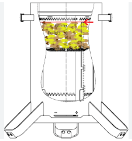Feuerrost / Ascherost für Pelletgrill / Ambientelicht