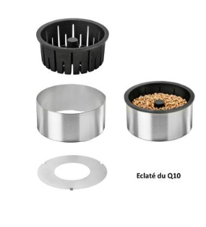 Qaito - Q10 Pelletbrenner für Einsatz und Ofen für Holzscheite von 30 bis 45 cm