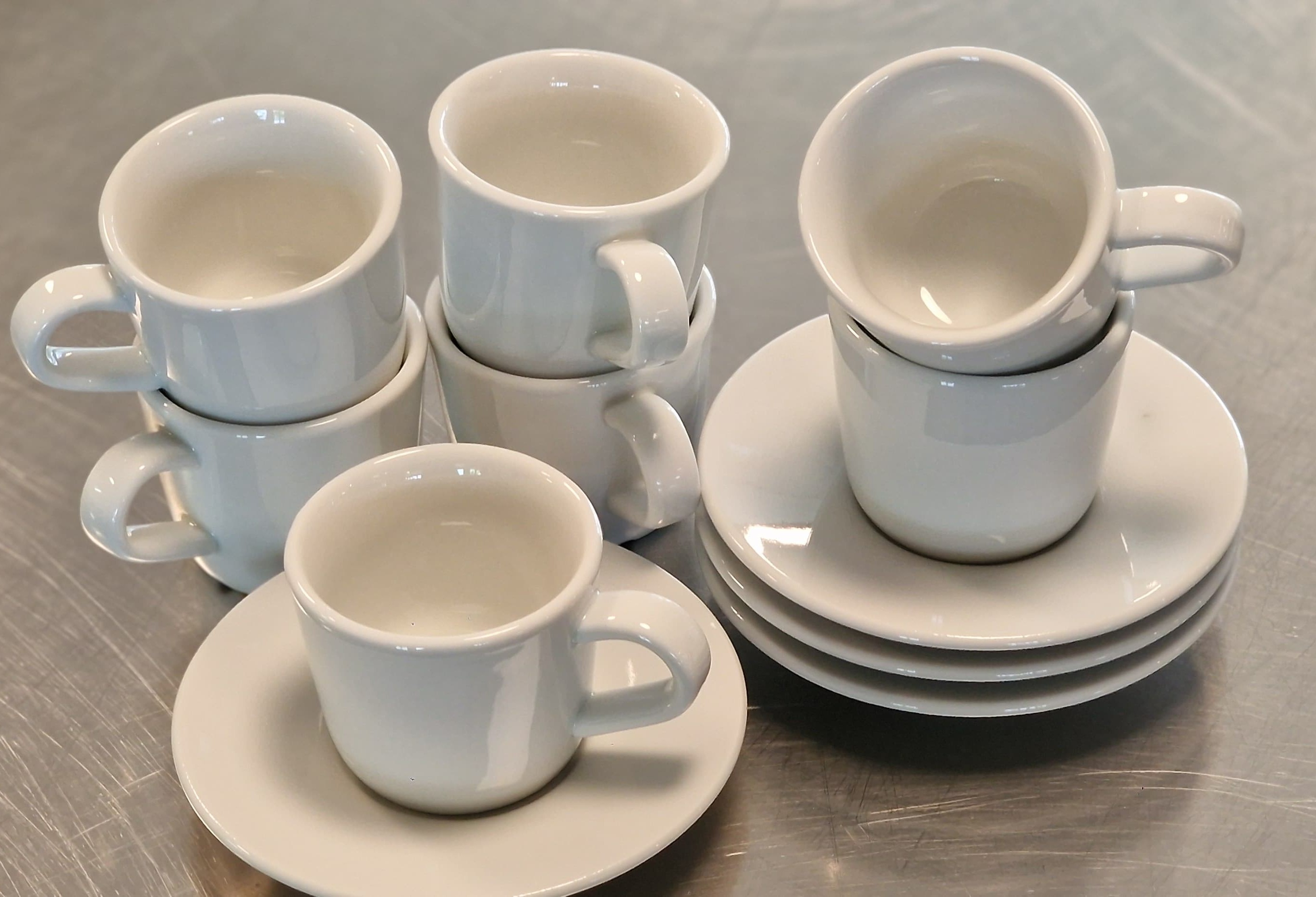30er (60-teilig) Espresso-Tassen Set mit Unterteller (kein Versand - siehe unten)