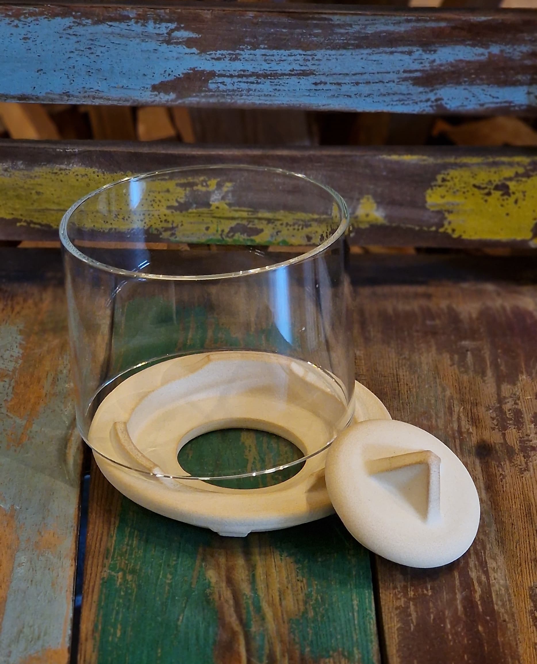 Aufsatz für Schmelztiegel natur klein