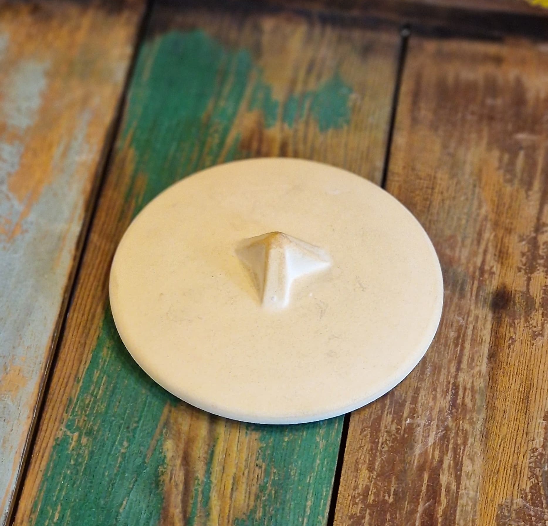 Deckel für Schmelztiegel natur klein