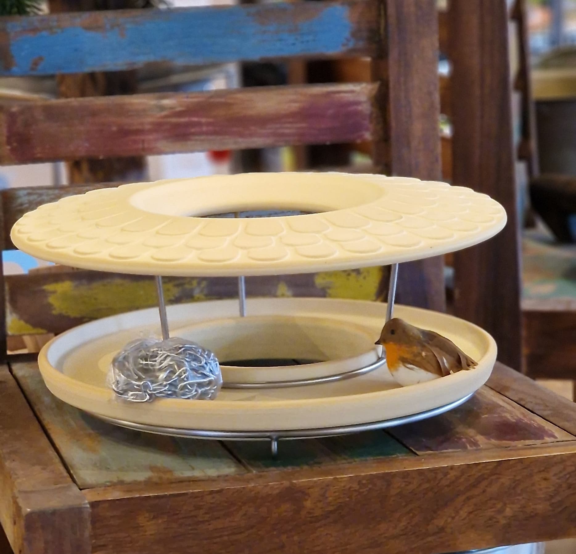 Futterhaus Natur mit Hängung