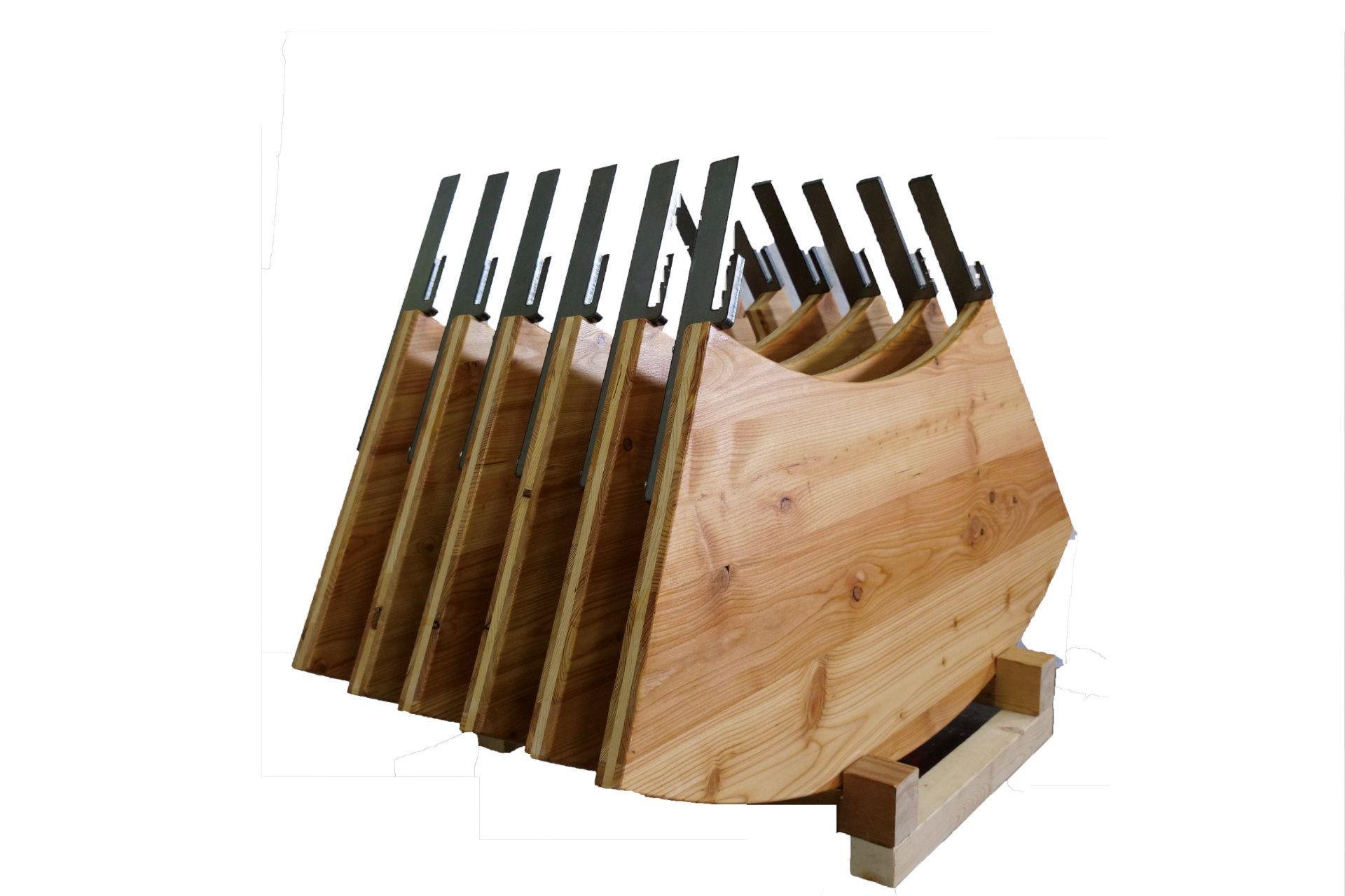 Tischelemente Halter & Tischplatte Holz für Atons Zubehör