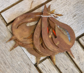 Flammen aus Metall Set (siehe unten)