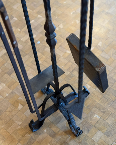 Kaminbesteck Antiquität/Altes Ausstellermodell