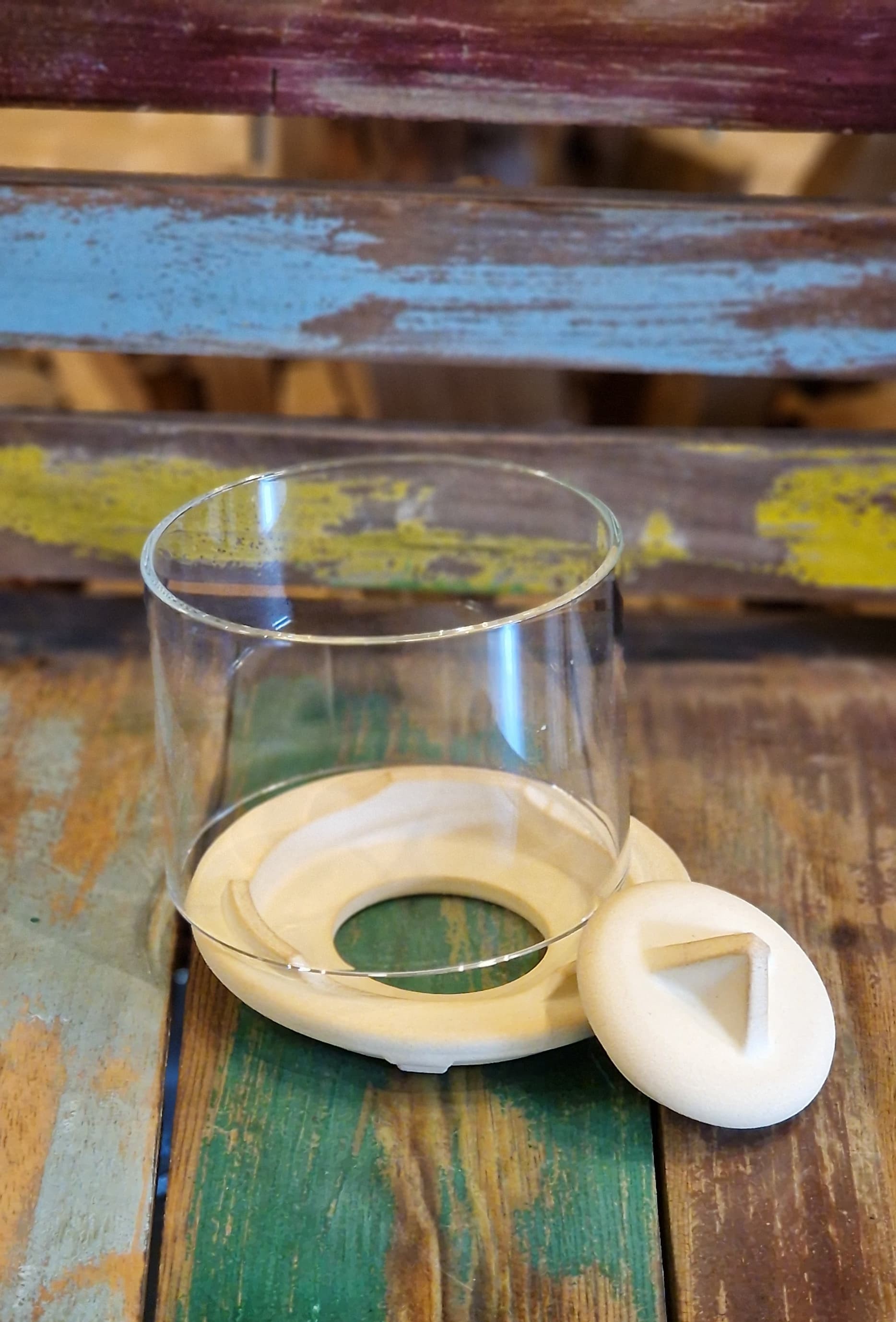 Aufsatz für Schmelztiegel natur gross