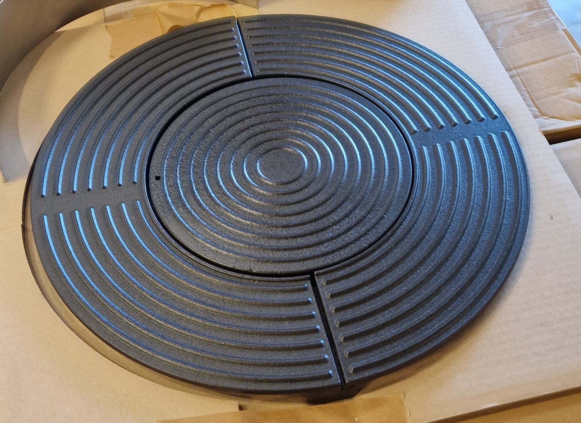Feuerplatte für den Grillaufsatz des Pelletgrills Häussler (Ersatzteil)