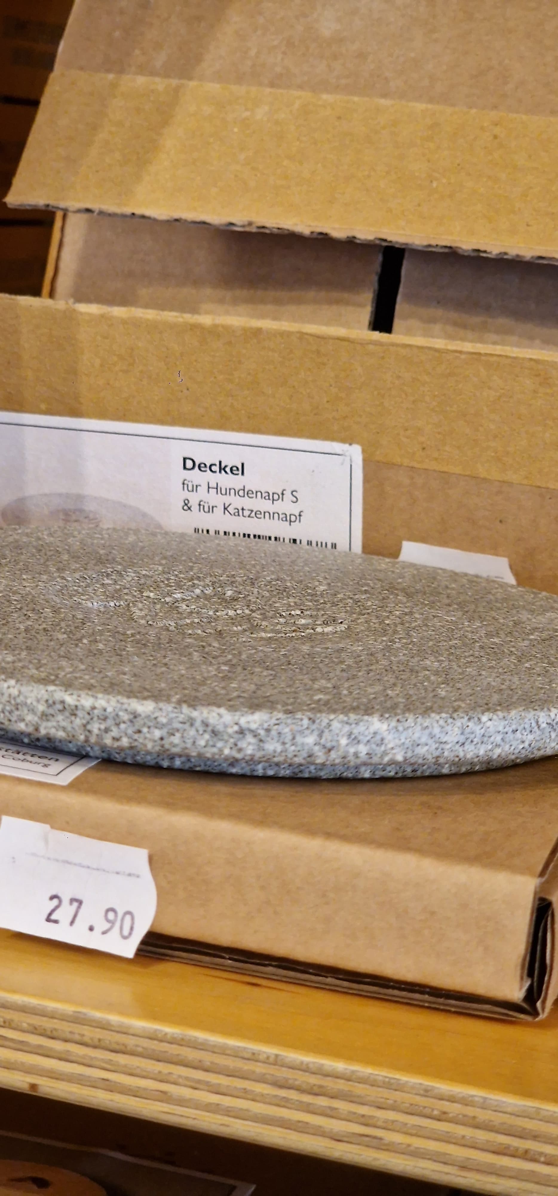 Deckel für Hundenapf S & Katzennapf
