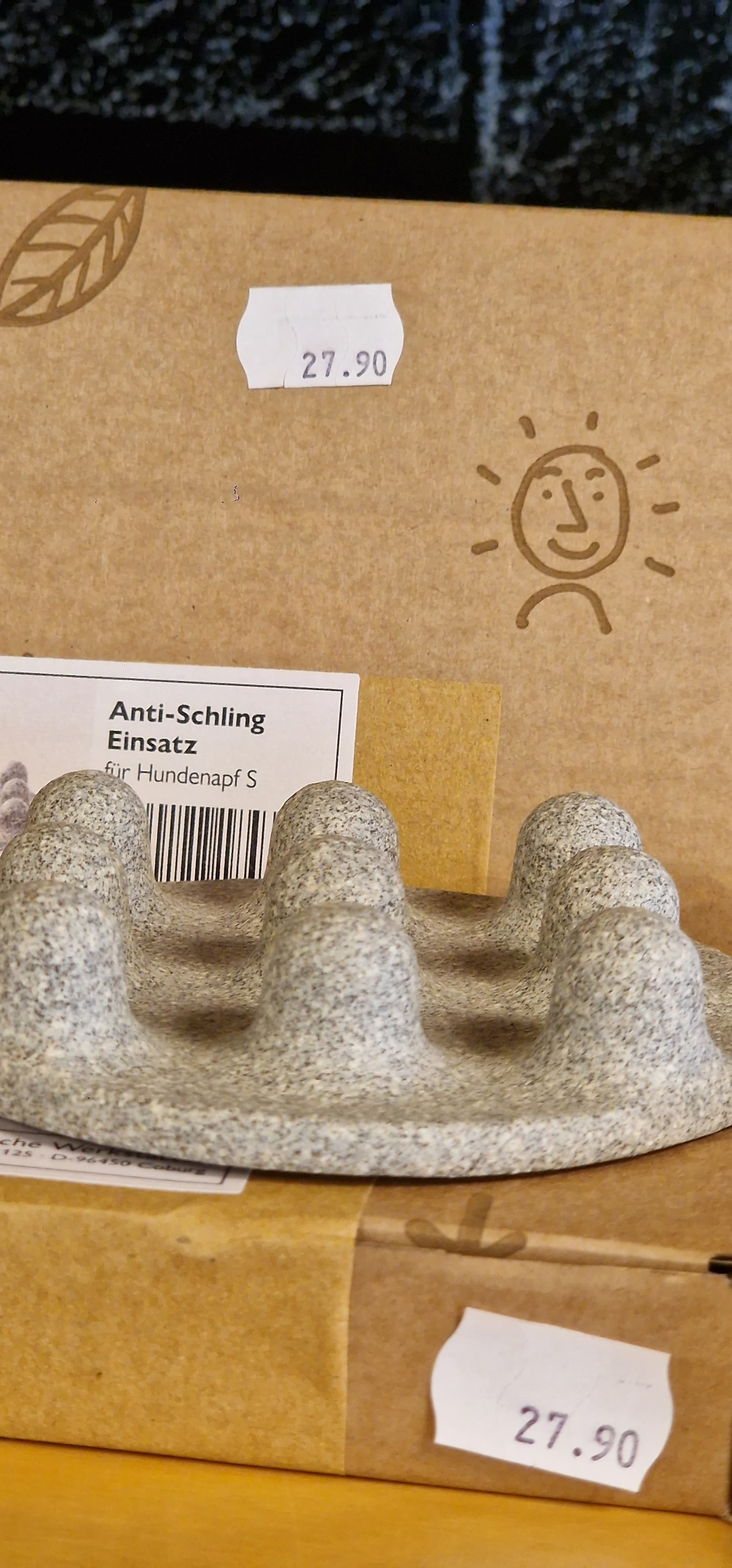 Anti-Schling Einsatz für den Hundenapf S